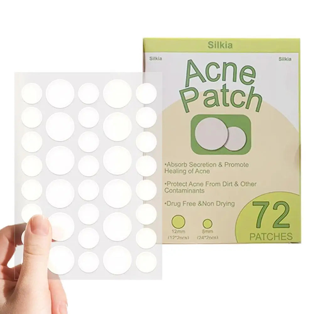 Round Hydrocolloid Acne Patches Breathable Invisible Lightweight Removal Pimple Sticker Waterproof Concealer Face Skin Care