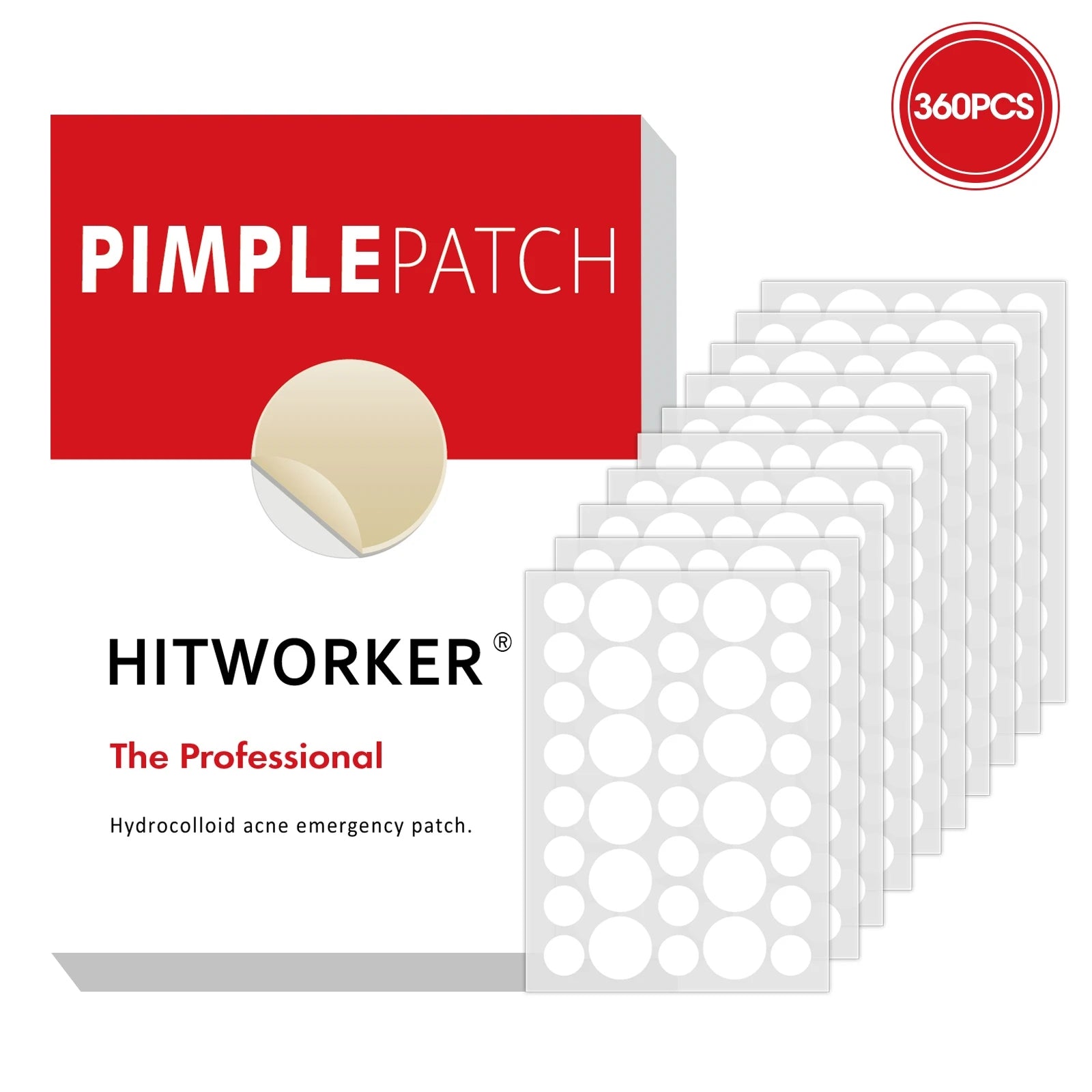 720 PCS Acne Patches Hydrocolloid Round 360/540 PCS Acne Patches !