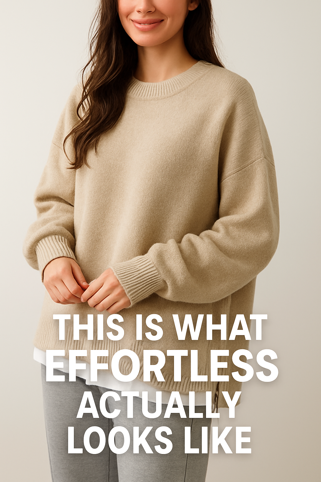 Vintage Oversized Knit Sweater