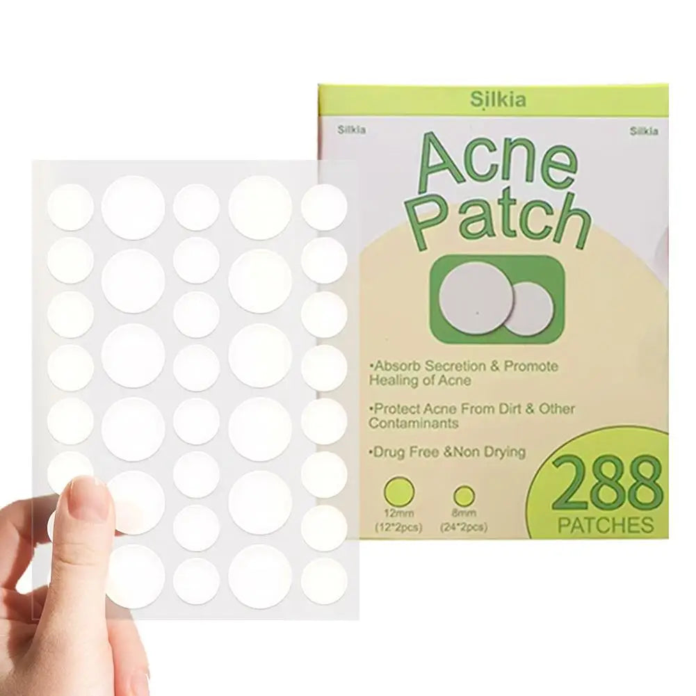 Round Hydrocolloid Acne Patches Breathable Invisible Lightweight Removal Pimple Sticker Waterproof Concealer Face Skin Care