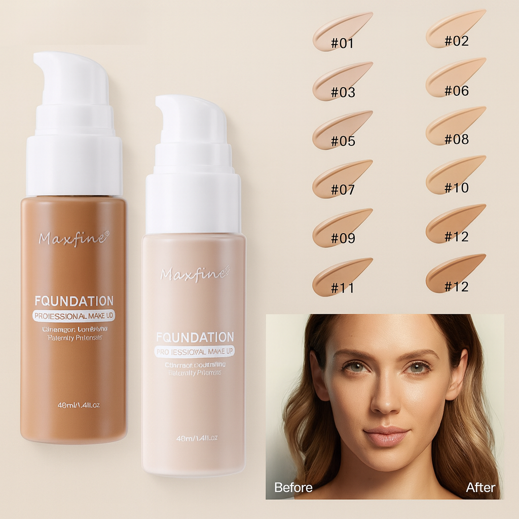 Liquid Foundation – Full-Coverage, Waterproof & Sweat-Resistant