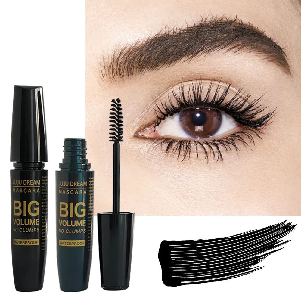 4D Curling Mascara – Lengthening, Waterproof, Sweatproof, Long-Lasting, Smudge-Proof, Unisex, Gentle, Certified