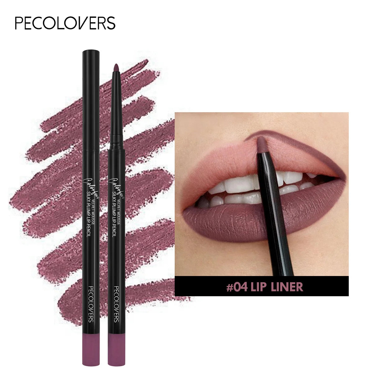 1PC Nude Brown Lip Liner Pencil 12 Color Red Contour Tint Labial Makeup Waterproof Matte Lipstick Pen Lip Contouring Cosmetic
