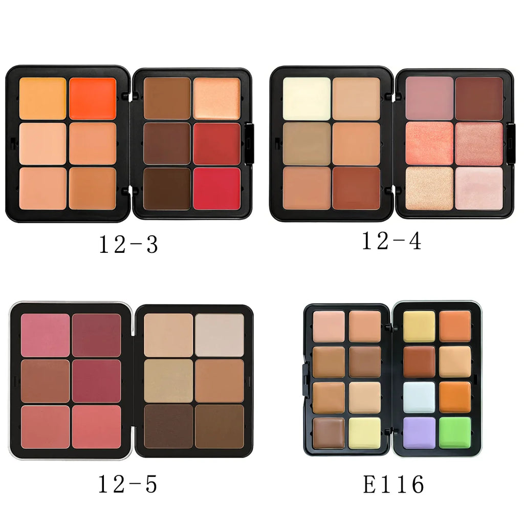12-Color Concealer & Blush Cream Palette