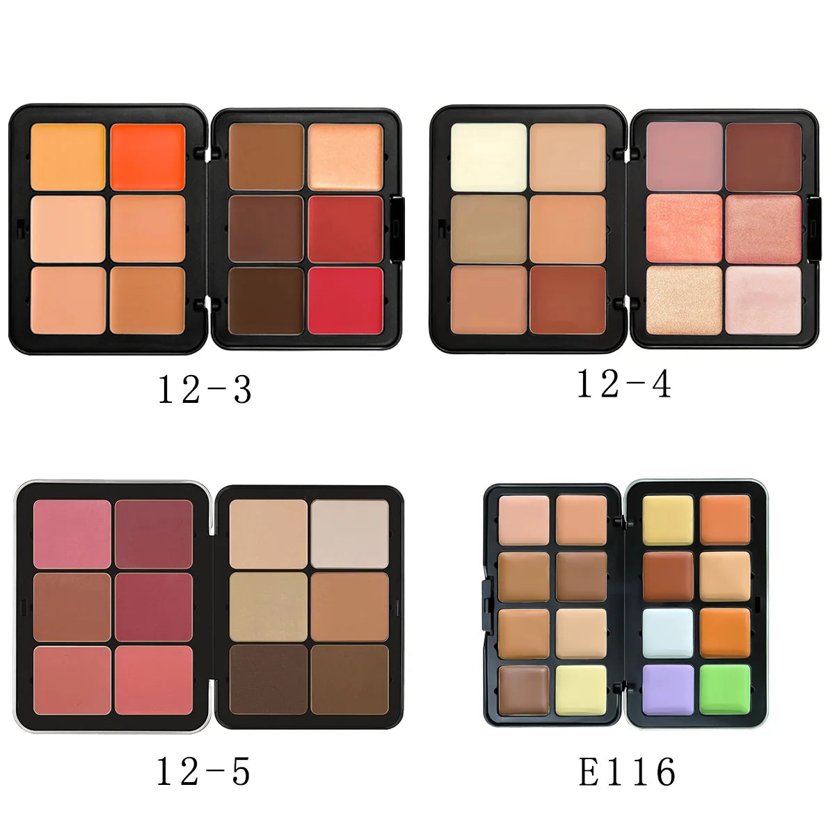 12-Color Concealer & Blush Cream Palette