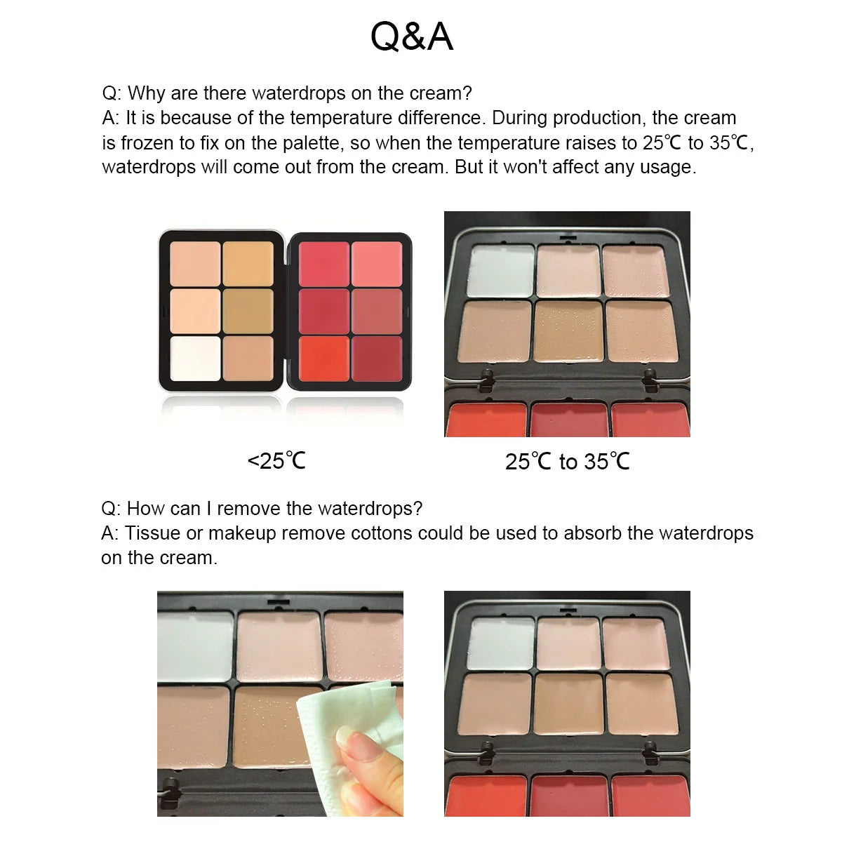 12-Color Concealer & Blush Cream Palette