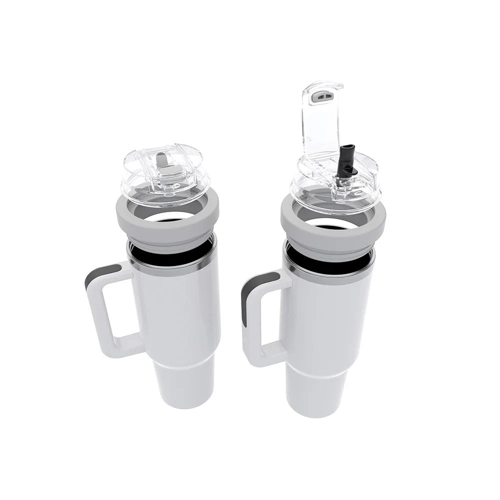 For Stanley 40 Oz Thermal Water Bottle Cover Coffee Cups Flip Straw Cap Replacement Spill Proof Mugs Tumbler Lid Accessories