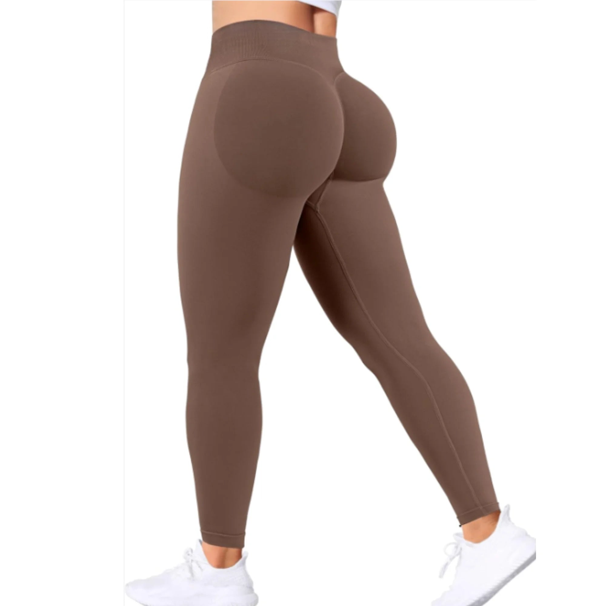 Seamless High-Waist Hip-Lift Yoga Leggings
