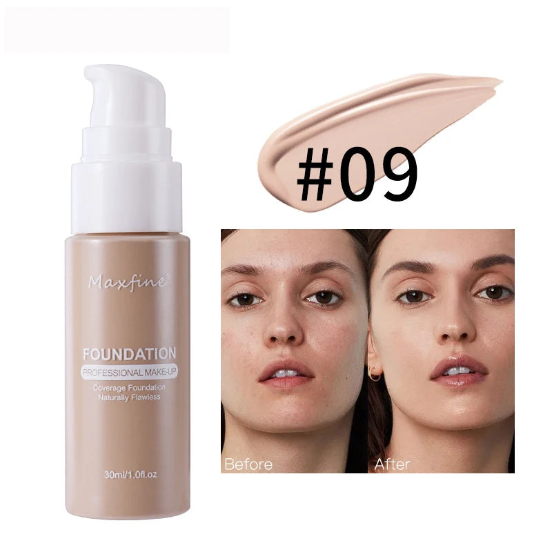 Liquid Foundation – Full-Coverage, Waterproof & Sweat-Resistant