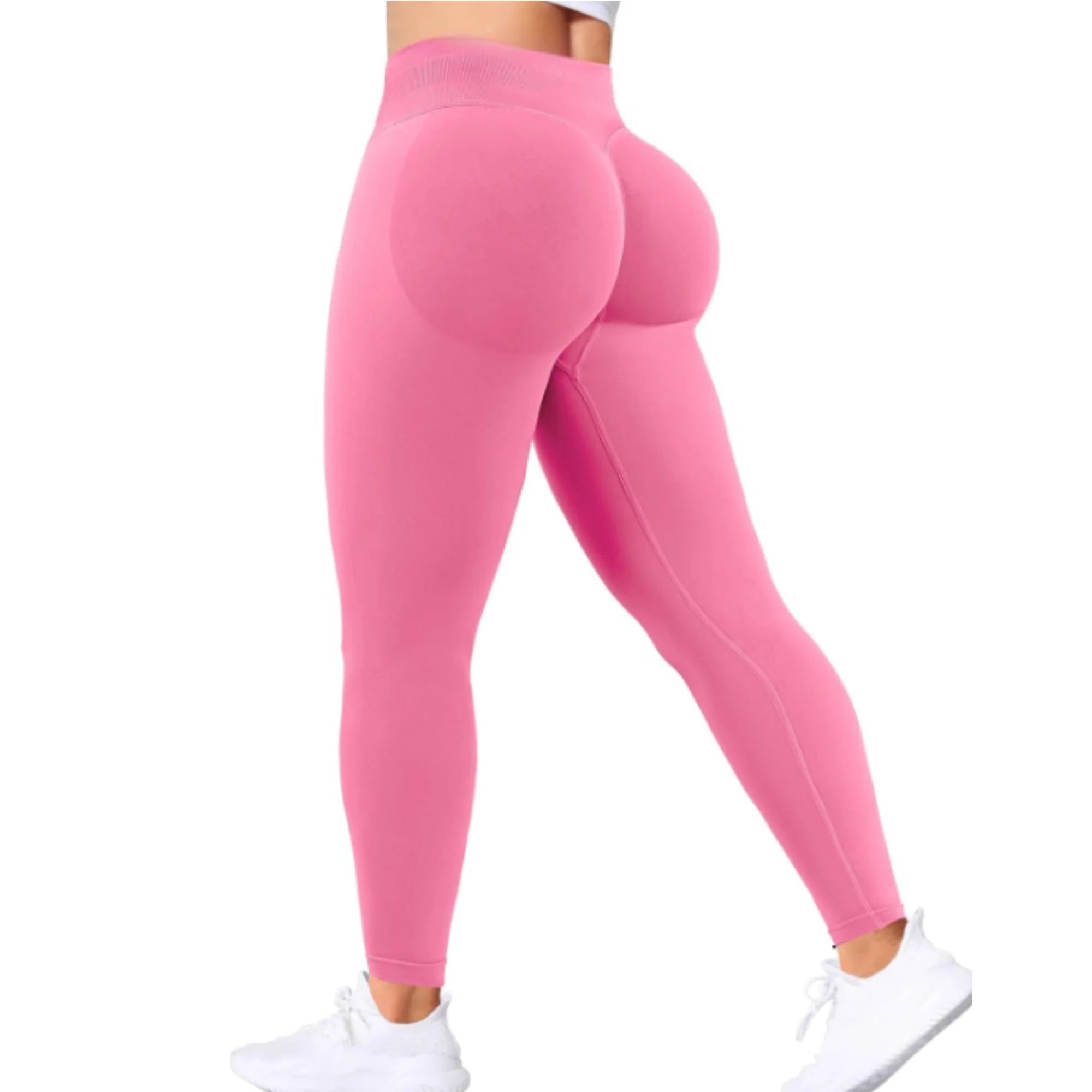 Seamless High-Waist Hip-Lift Yoga Leggings