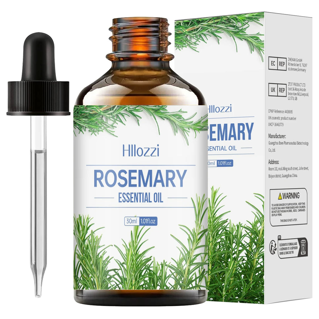 Rosemary Essential Oil – Hair Growth & Scalp Treatment | Nourishing, High-Quality Natural Oil