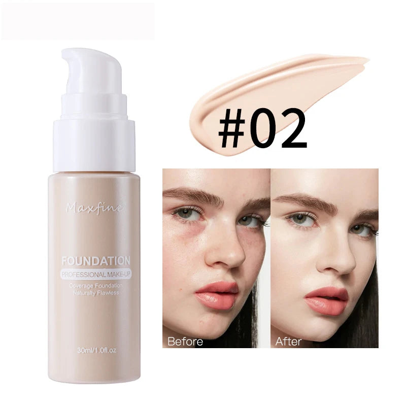 Liquid Foundation – Full-Coverage, Waterproof & Sweat-Resistant