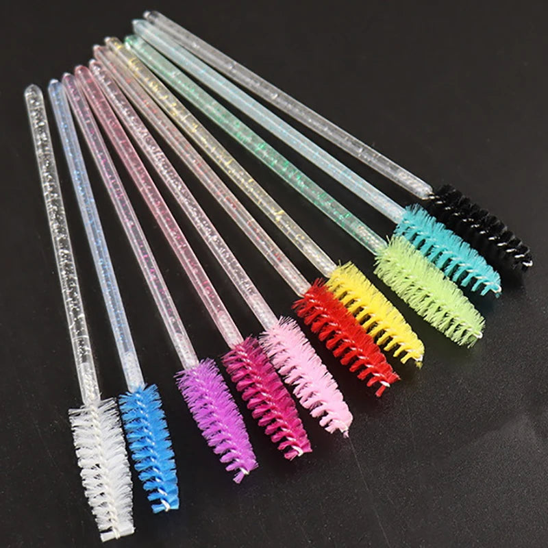 50pcs Disposable Eyelash & Mascara Wands Applicator Set