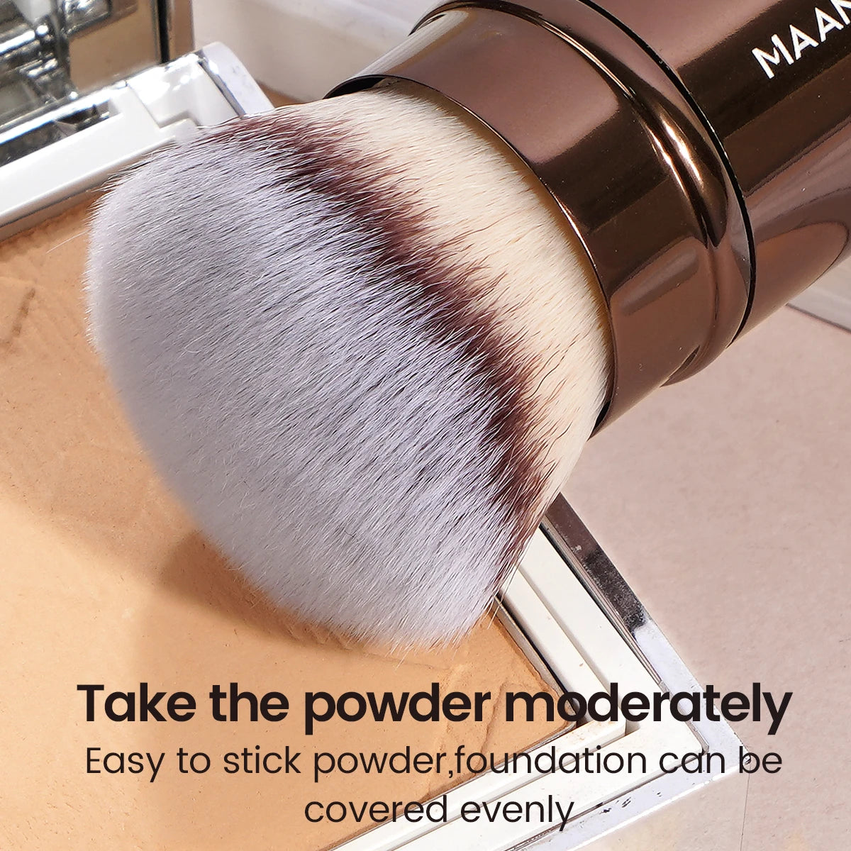 Double-Head Makeup Brush – Foundation, Powder & Blush