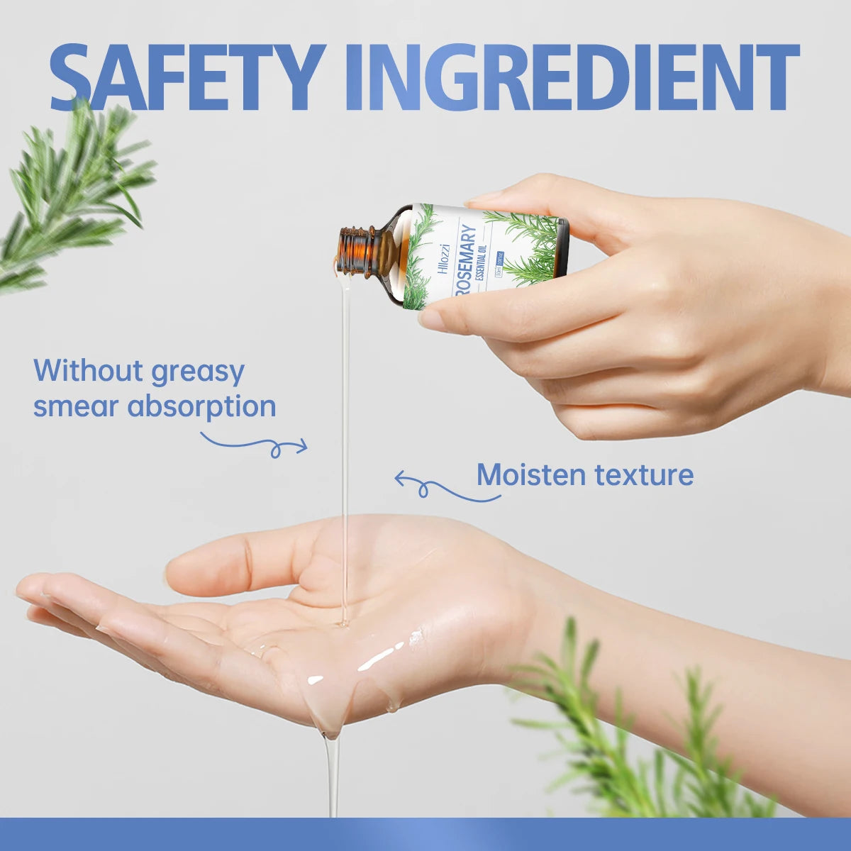 Rosemary Essential Oil – Hair Growth & Scalp Treatment | Nourishing, High-Quality Natural Oil