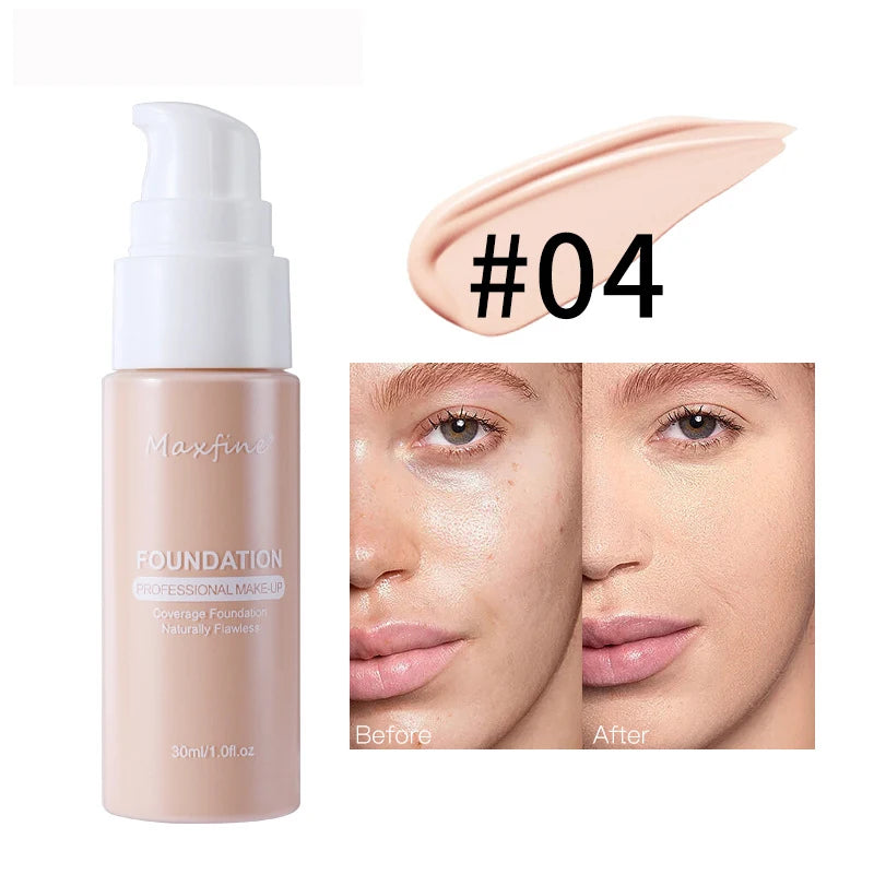 Liquid Foundation – Full-Coverage, Waterproof & Sweat-Resistant