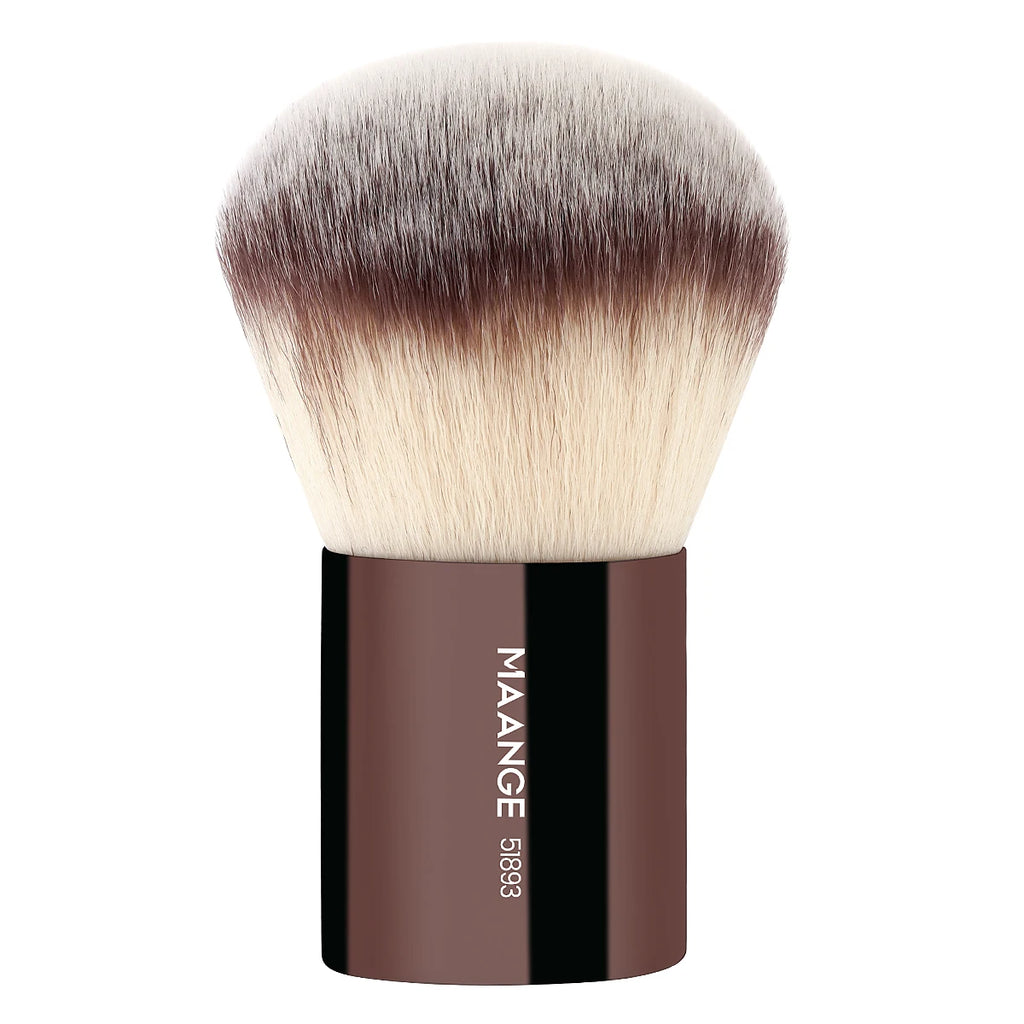 Soft double-head makeup brush for foundation, powder, blush and bronzer