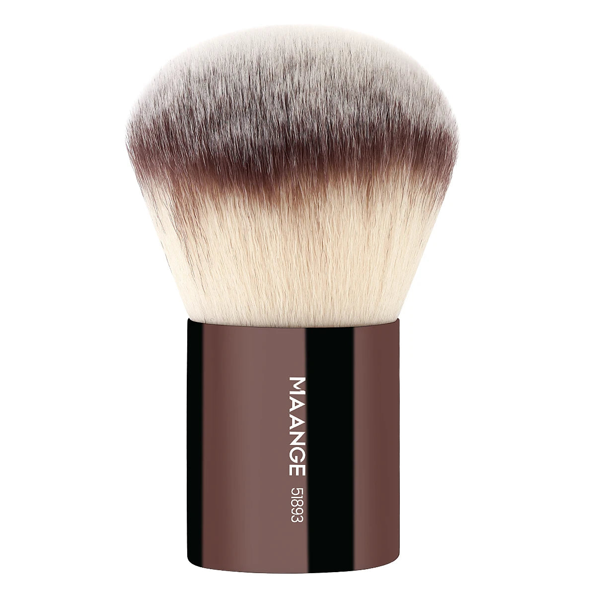 Soft double-head makeup brush for foundation, powder, blush and bronzer