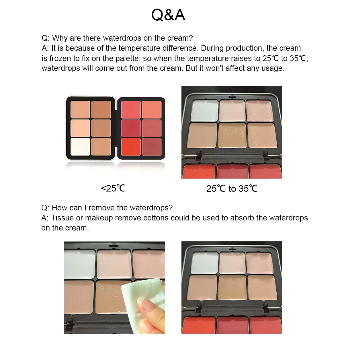 12-Color Concealer & Blush Cream Palette