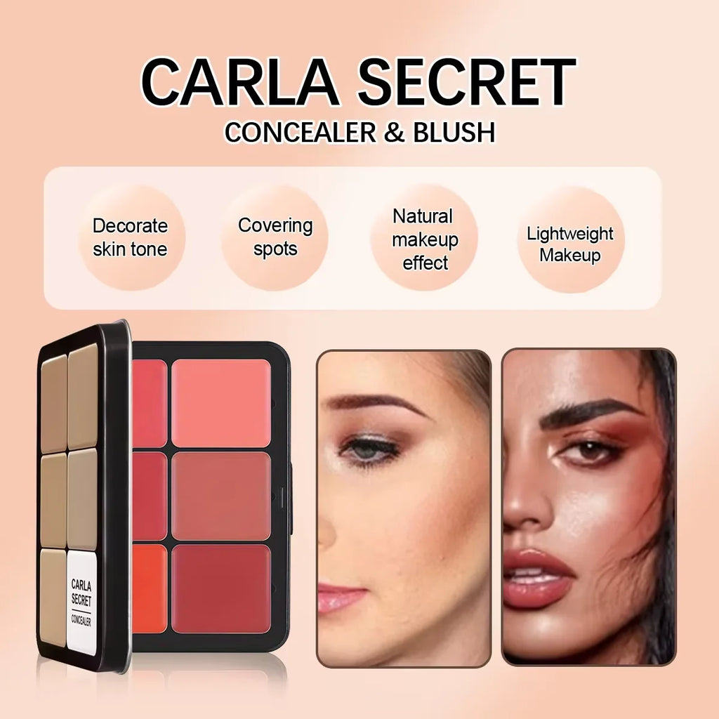 12-Color Concealer & Blush Cream Palette