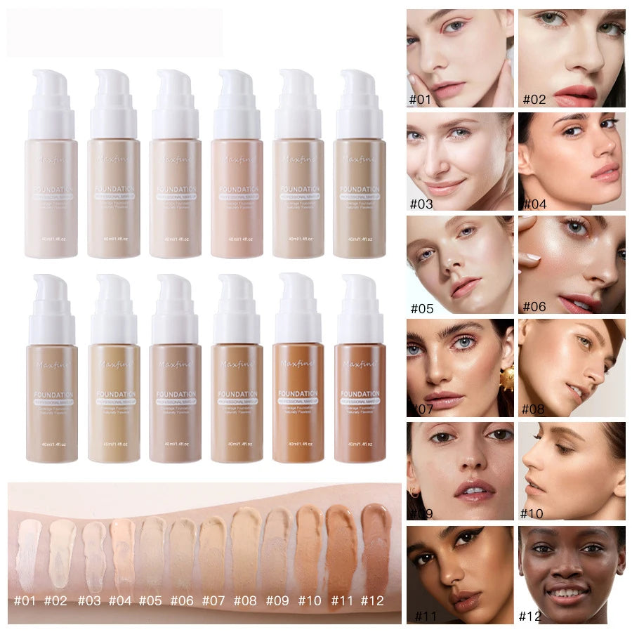 Liquid Foundation – Full-Coverage, Waterproof & Sweat-Resistant