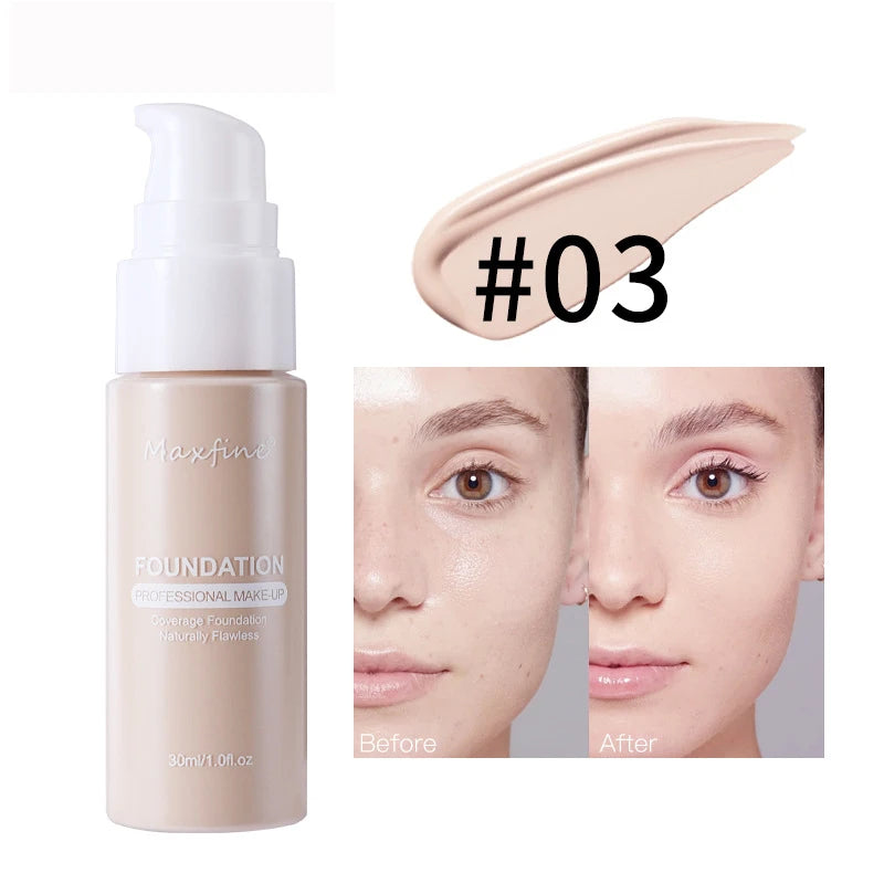 Liquid Foundation – Full-Coverage, Waterproof & Sweat-Resistant