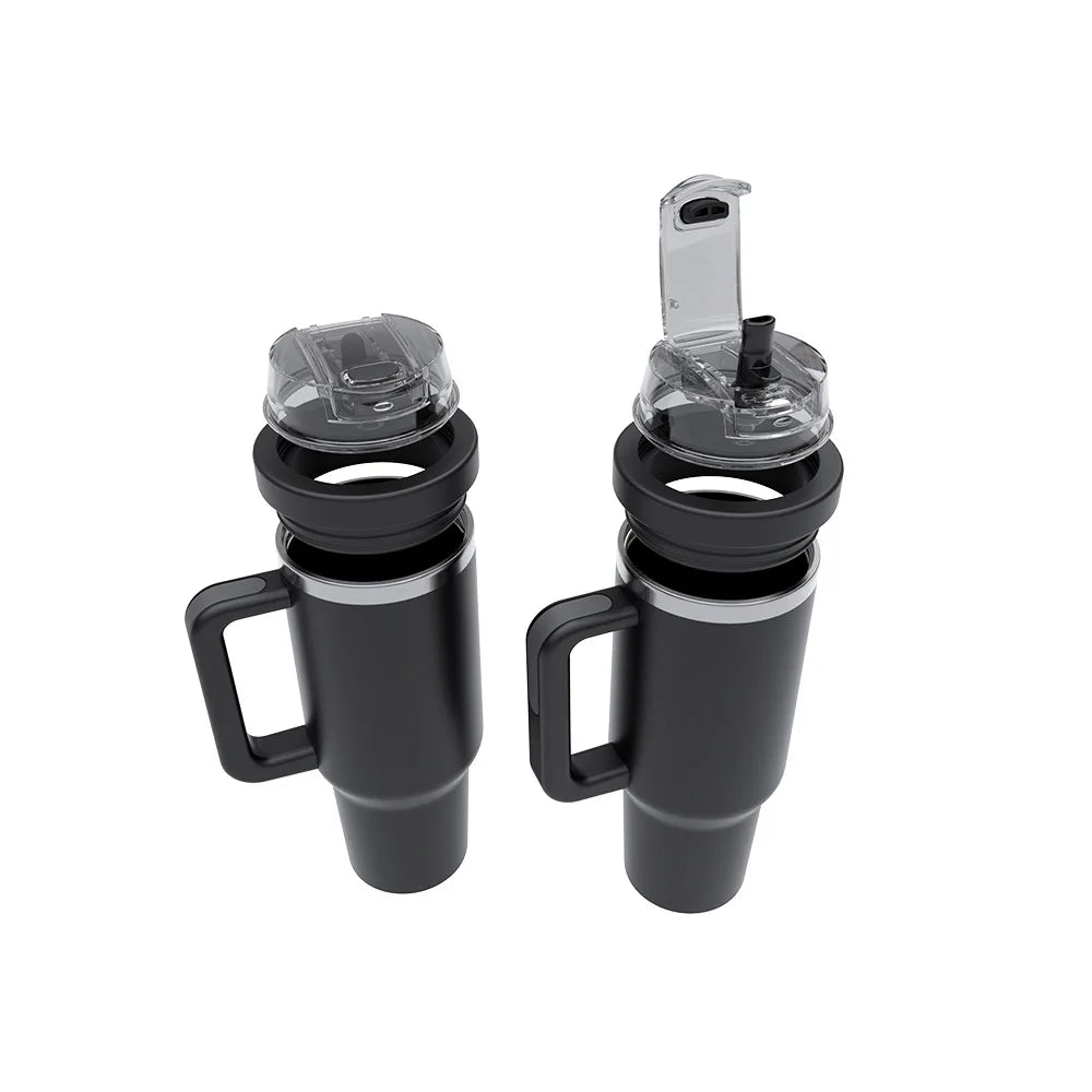 For Stanley 40 Oz Thermal Water Bottle Cover Coffee Cups Flip Straw Cap Replacement Spill Proof Mugs Tumbler Lid Accessories