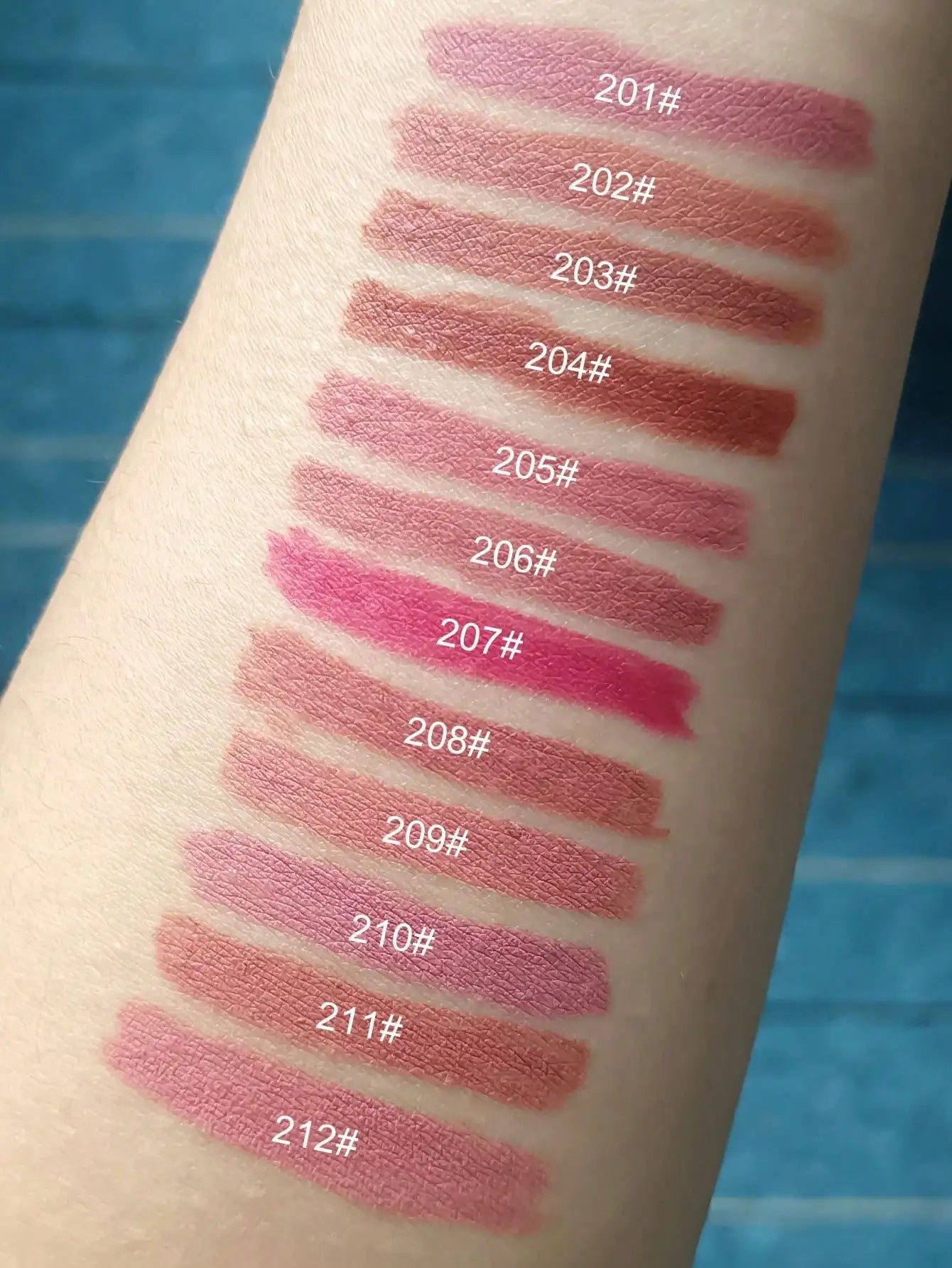 12-Piece Waterproof Lip Liner Set – Long-Lasting Matte Finish