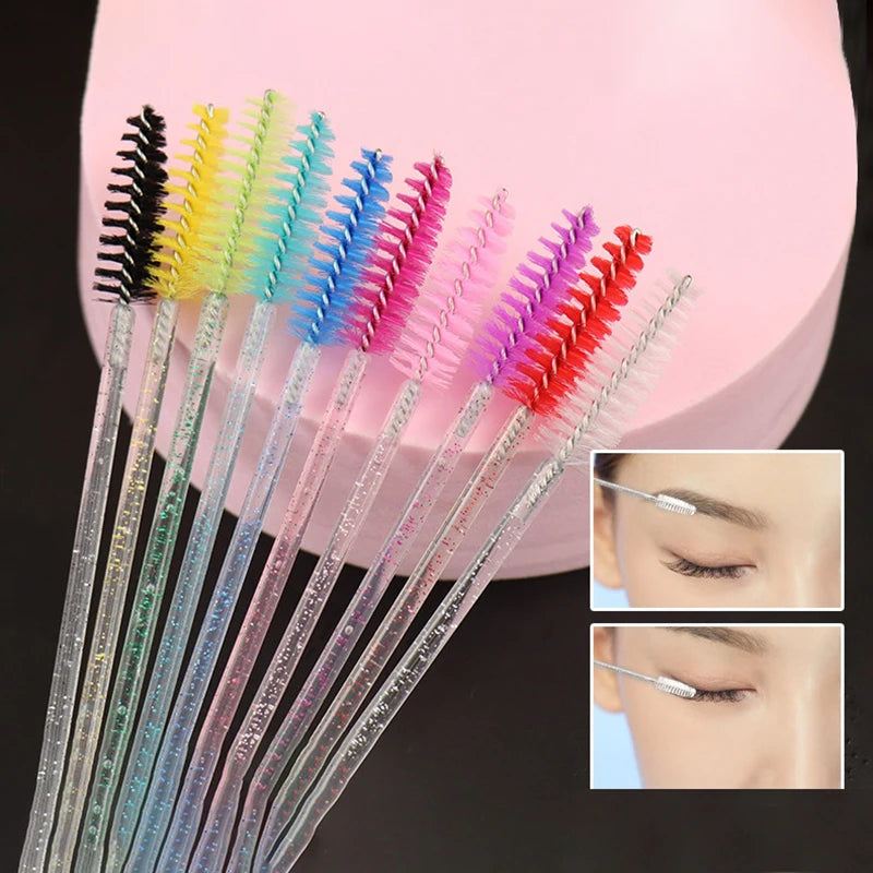 50pcs Disposable Eyelash & Mascara Wands Applicator Set