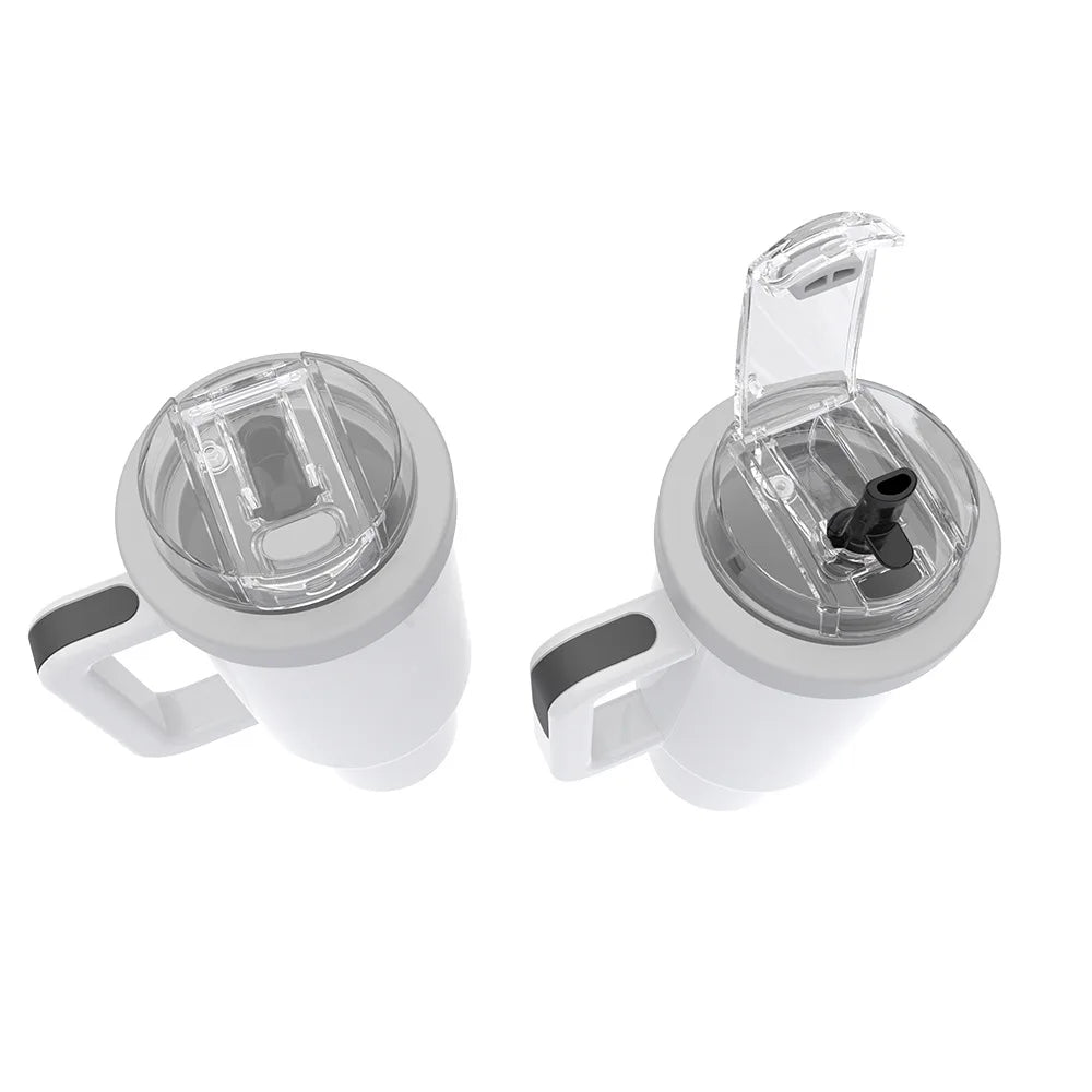 For Stanley 40 Oz Thermal Water Bottle Cover Coffee Cups Flip Straw Cap Replacement Spill Proof Mugs Tumbler Lid Accessories