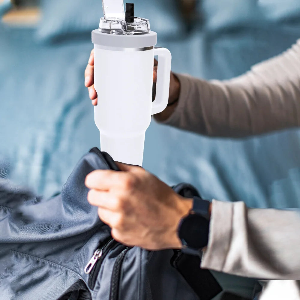 For Stanley 40 Oz Thermal Water Bottle Cover Coffee Cups Flip Straw Cap Replacement Spill Proof Mugs Tumbler Lid Accessories