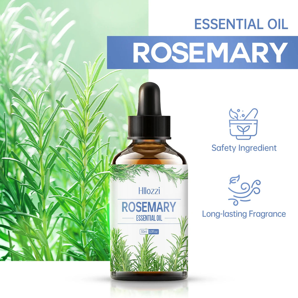 Rosemary Essential Oil – Hair Growth & Scalp Treatment | Nourishing, High-Quality Natural Oil