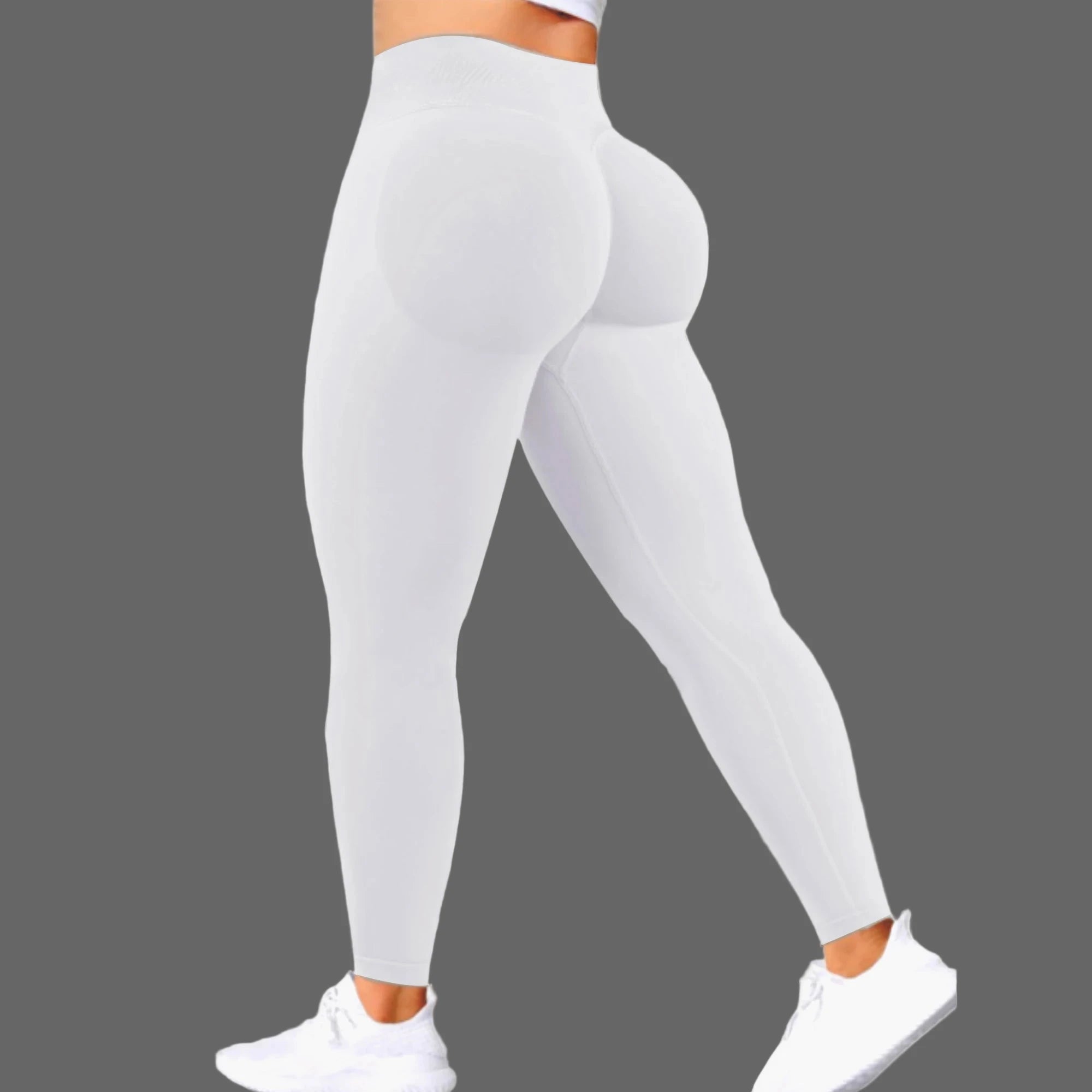 Seamless High-Waist Hip-Lift Yoga Leggings