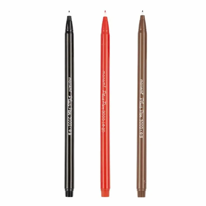 2Pcs Waterproof Tattoo Pencil Eyebrow Lip Liner Black Brown Red Microblading Surgical Skin Marker Pen Permanent Tattoo Supplies