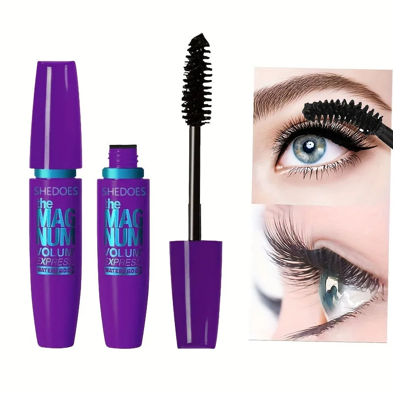4D Curling Mascara – Lengthening, Waterproof, Sweatproof, Long-Lasting, Smudge-Proof, Unisex, Gentle, Certified